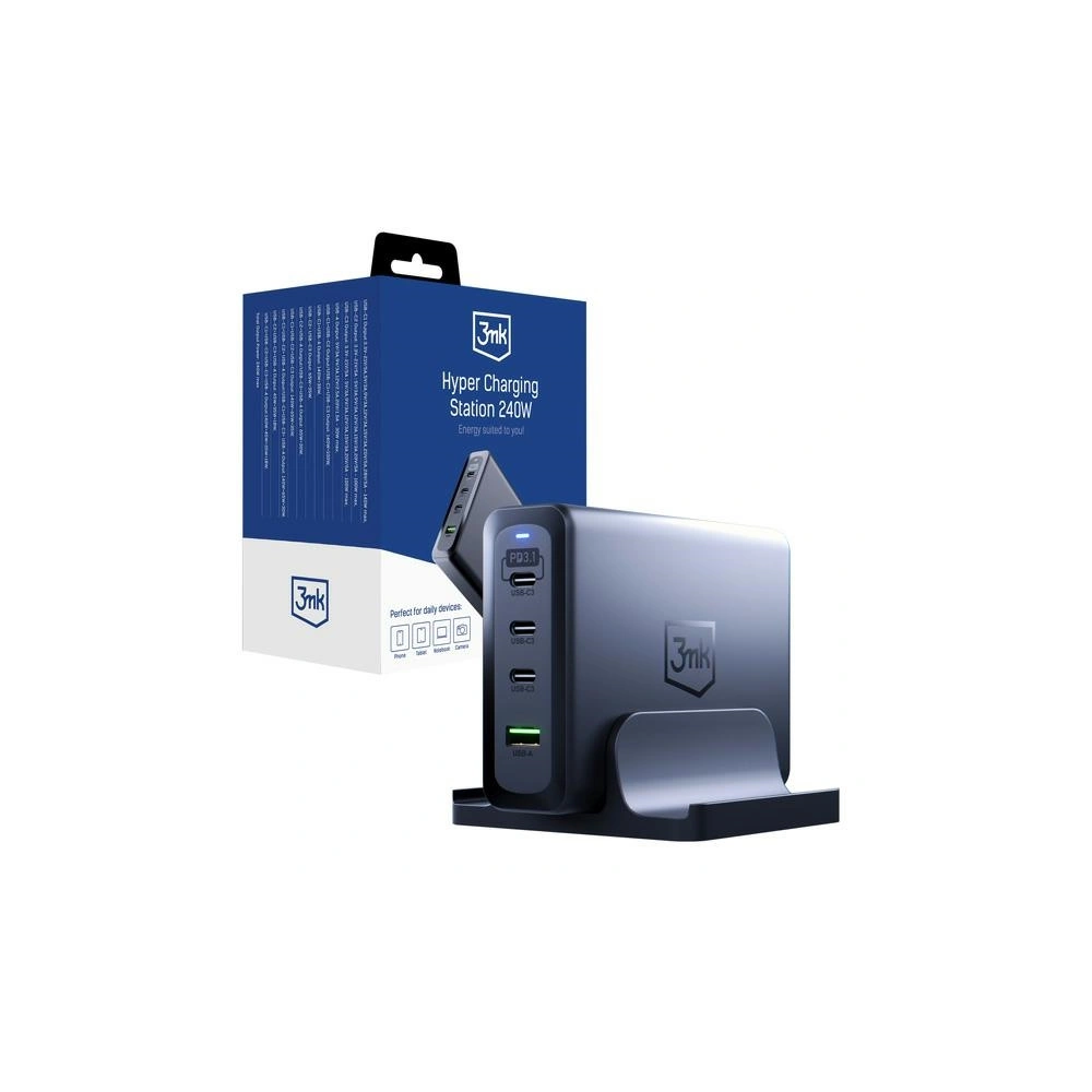Hurtownia GSM - Töltőállomás 3MK Hyper Charging Station 240W - 3MK4964 - {ean13} - Hurt