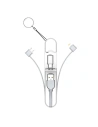 Hurtownia GSM - Kabel LDNIO LC130 3w1 USB-A/USB-C - Lightning - microUSB 45cm - LDN465 - {ean13} - Hurt