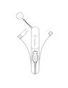 Hurtownia GSM - Kabel LDNIO LC130 3w1 USB-A/USB-C - Lightning - microUSB 45cm - LDN465 - {ean13} - Hurt