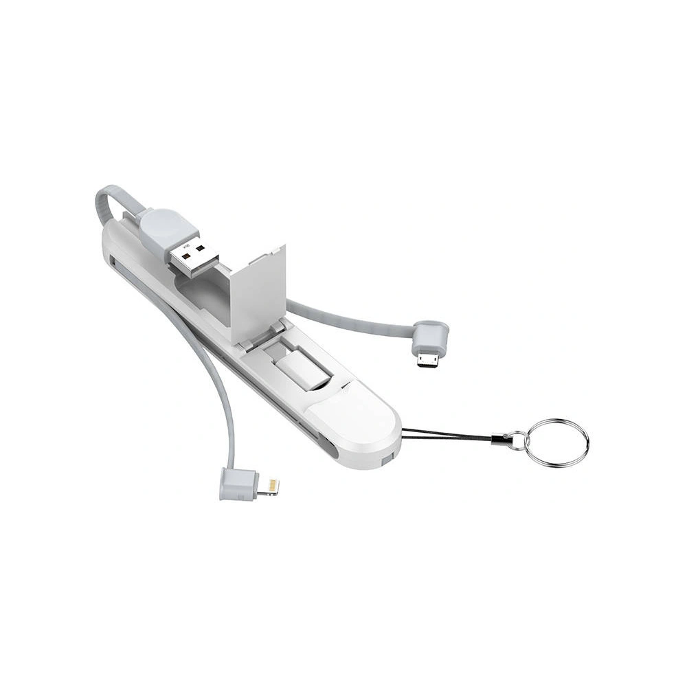 Hurtownia GSM - Cablu LDNIO LC130 3w1 USB-A/USB-C - Lightning - microUSB 45cm - LDN465 - {ean13} - Hurt