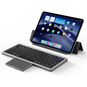 Hurtownia GSM - Dux Ducis OK sorozat vezeték nélküli Bluetooth touchpad billentyűzet fekete - DDS1777 - {ean13} - Hurt