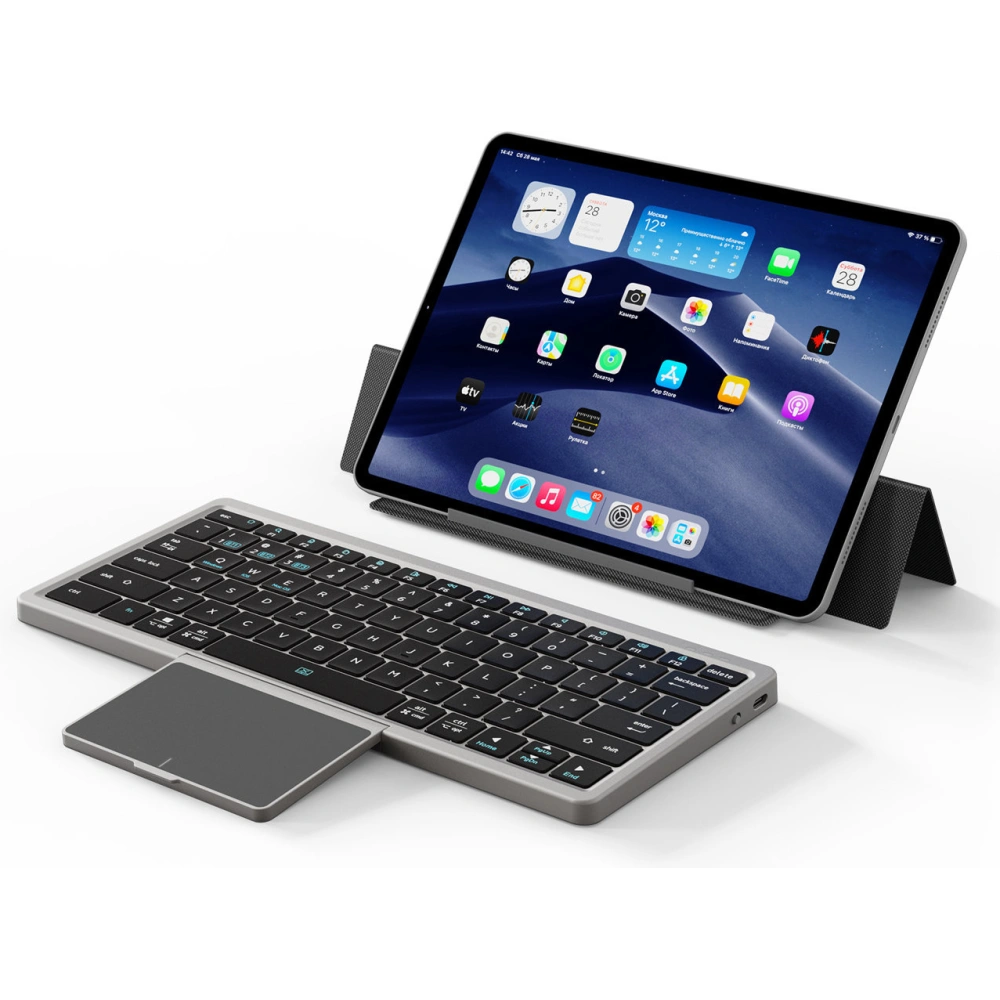 Hurtownia GSM - Bezdrátová klávesnice Dux Ducis OK Series Bluetooth Touchpad černá - DDS1777 - {ean13} - Hurt