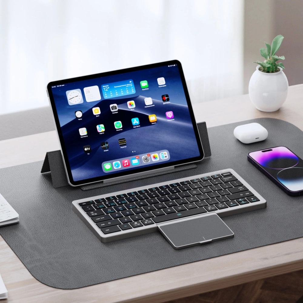 Hurtownia GSM - Bezdrátová klávesnice Dux Ducis OK Series Bluetooth Touchpad černá - DDS1777 - {ean13} - Hurt
