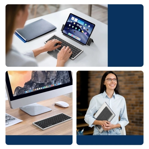 Klawiatura bezprzewodowa Dux Ducis OK Series Bluetooth Touchpad czarna