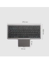 Hurtownia GSM - Bezdrátová klávesnice Dux Ducis OK Series Bluetooth Touchpad černá - DDS1777 - {ean13} - Hurt