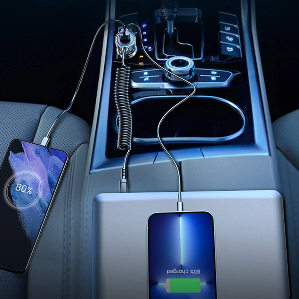 Hurtownia GSM - Auto nabíječka Joyroom JR-CL08 3w1 1,6m 50W + Lightning kabel - JYR749 - {ean13} - Hurt