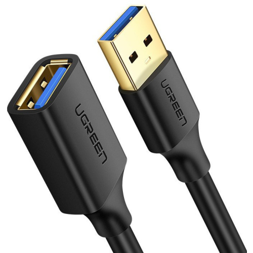 Hurtownia Ugreen - 6957303800544 - UGR1647 - Kabel przedłużacz UGREEN US129 USB-A 3.0/USB-A 3.0 2m czarny - B2B homescreen