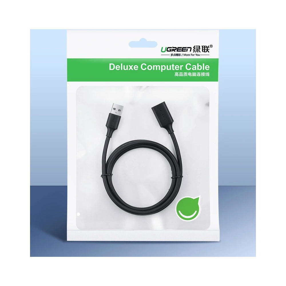 Hurtownia GSM - Prelungitor UGREEN US129 USB-A 3.0/USB-A 3.0 2m negru - UGR1647 - {ean13} - Hurt