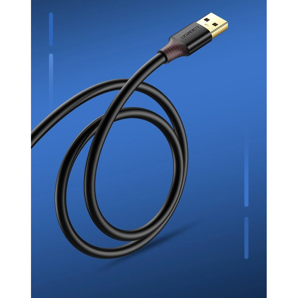 Hurtownia GSM - Prelungitor UGREEN US129 USB-A 3.0/USB-A 3.0 2m negru - UGR1647 - {ean13} - Hurt