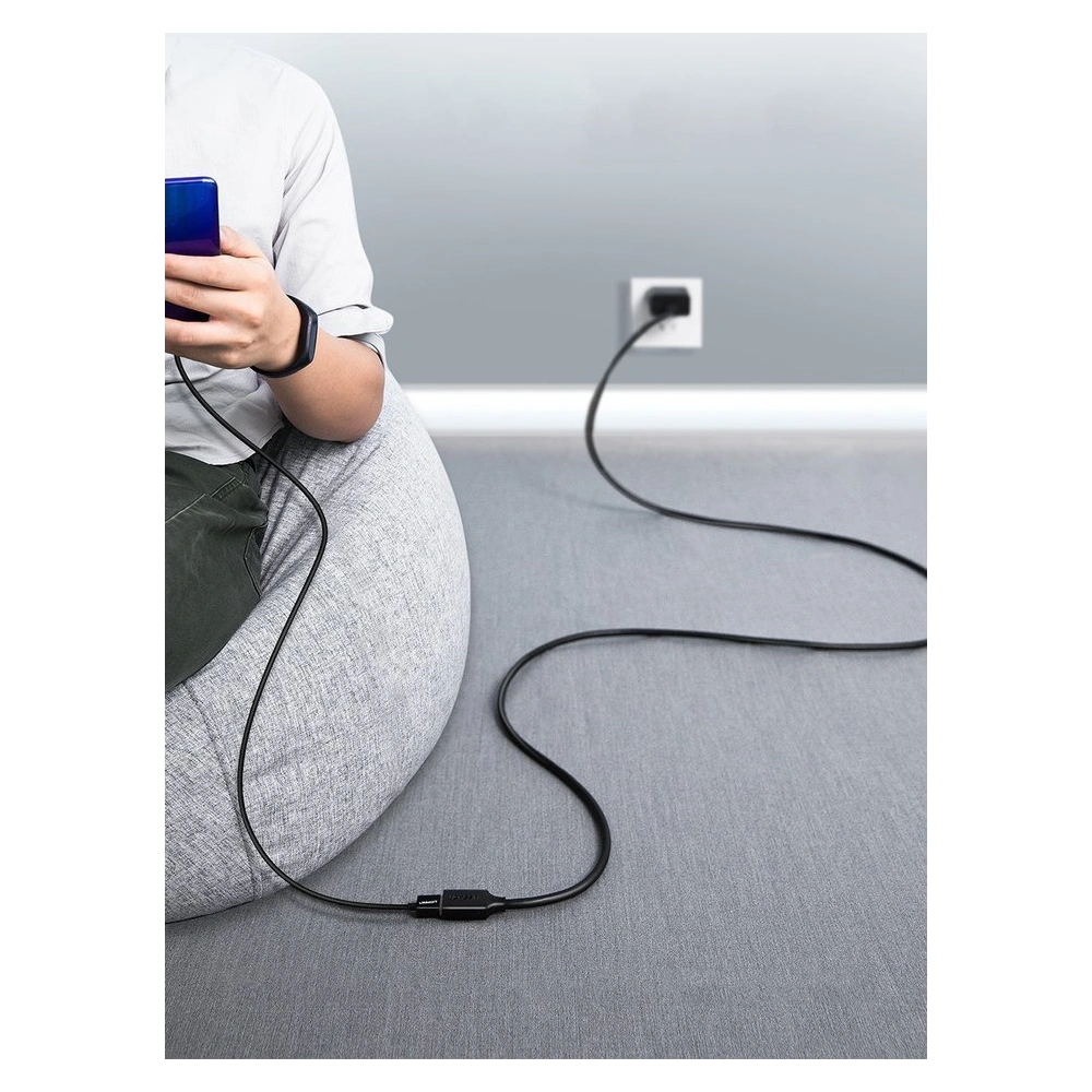 Hurtownia GSM - UGREEN US129 USB-A 3.0/USB-A 3.0 2m fekete hosszabbító kábel - UGR1647 - {ean13} - Hurt