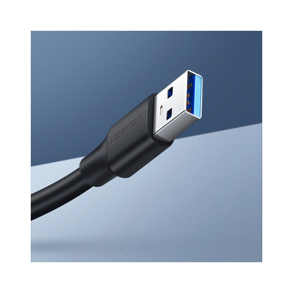 Hurtownia GSM - Prodlužovací kabel UGREEN US129 USB-A 3.0/USB-A 3.0 2m černý - UGR1647 - {ean13} - Hurt