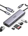 Wholesale UGREEN CM512 7in1 HUB USB-C/2xUSB 3.2 Gen 1/HDMI 4K 60Hz/SD, TF card reader/USB-C PD 100W/RJ45 1000Mbps (1Gbps) gray - UGR1648 - {ean13} - Hurt