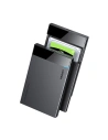 UGREEN US221 2,5 hüvelykes HDD/SSD ház SATA 6TB USB-C 3.0 fekete