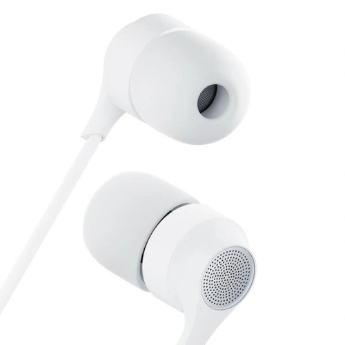 Słuchawki 3MK Wired Earphones USB-C biały/white