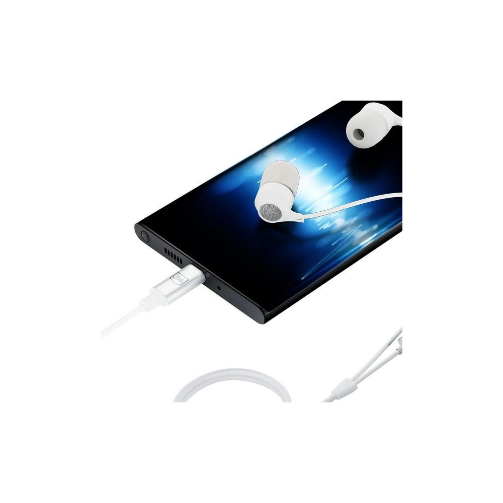 Wholesale 3MK Wired Earphones USB-C white - 3MK5008 - {ean13} - Hurt