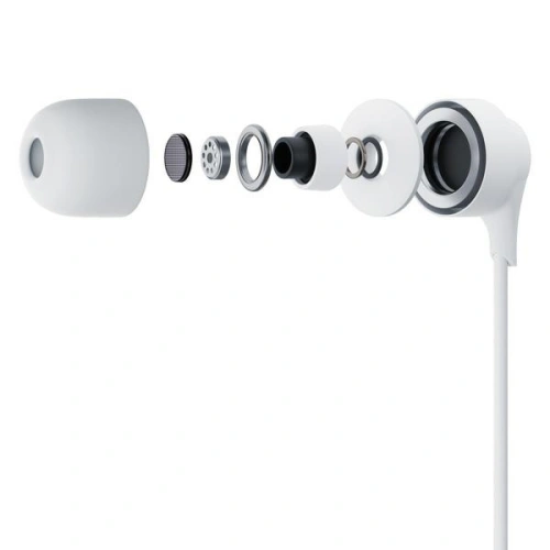 Słuchawki 3MK Wired Earphones USB-C biały/white