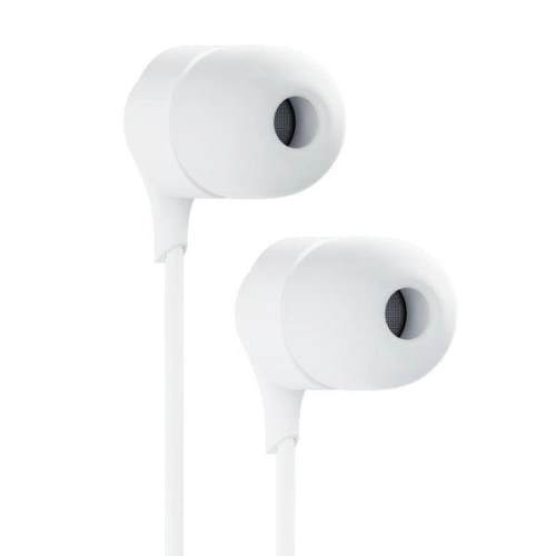 Słuchawki 3MK Wired Earphones USB-C biały/white