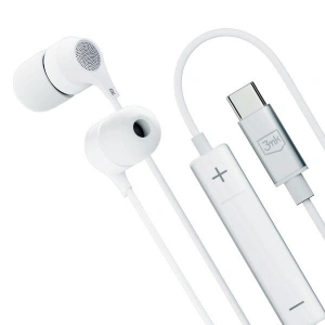 Wholesale 3MK Wired Earphones USB-C white - 3MK5008 - {ean13} - Hurt