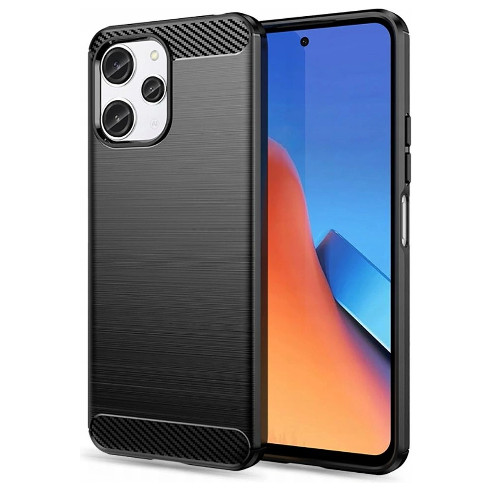 Hurtownia GSM - Etui Tech-Protect TPUCarbon Xiaomi Redmi 12 Negru - THP2086 - {ean13} - Hurt