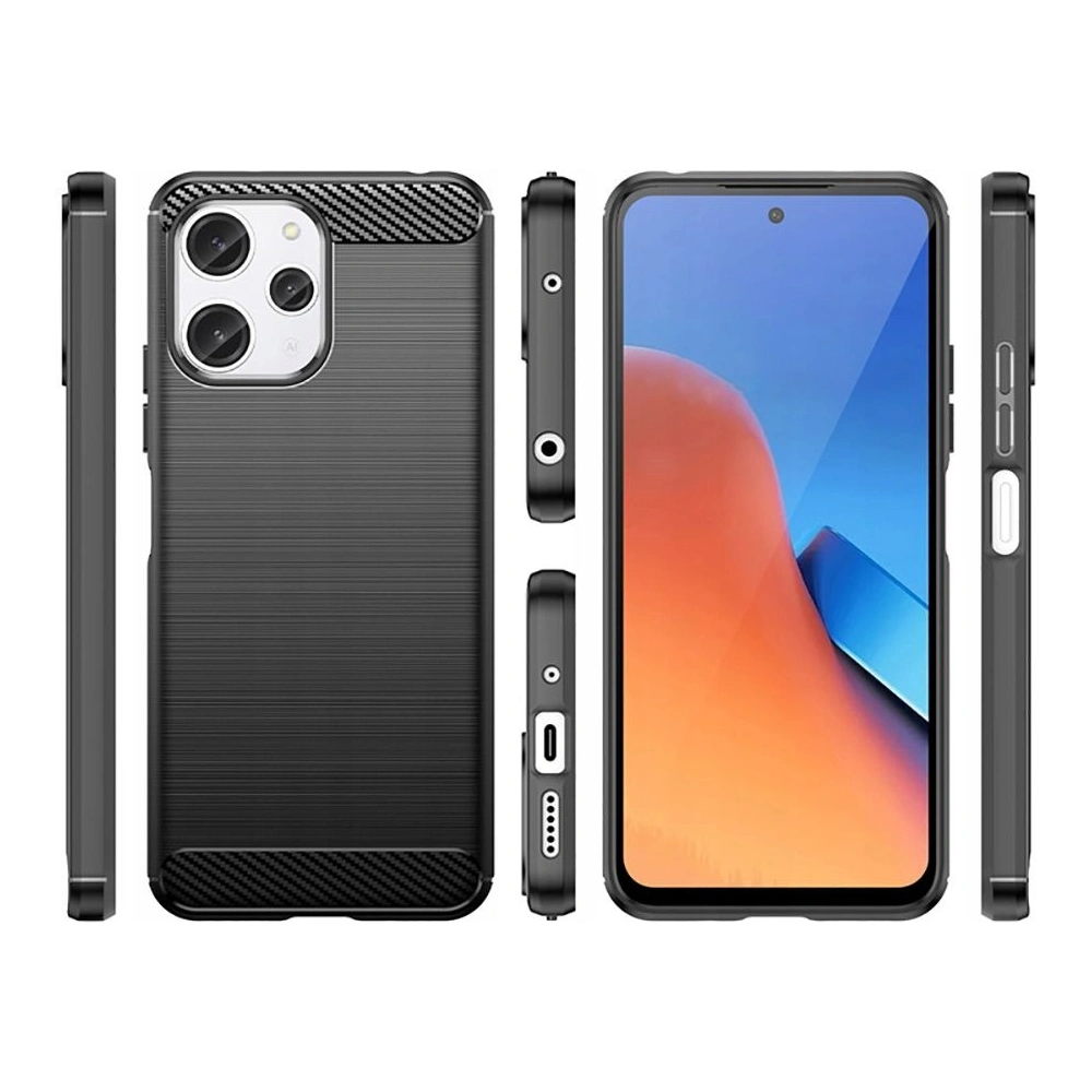 Hurtownia GSM - Etui Tech-Protect TPUCarbon Xiaomi Redmi 12 Černá - THP2086 - {ean13} - Hurt