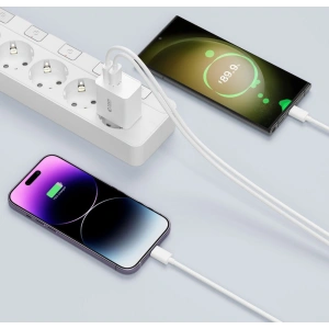 Ładowarka sieciowa Tech-Protect NC30W 2-port Network Charger PD 30W QC 3.0 White