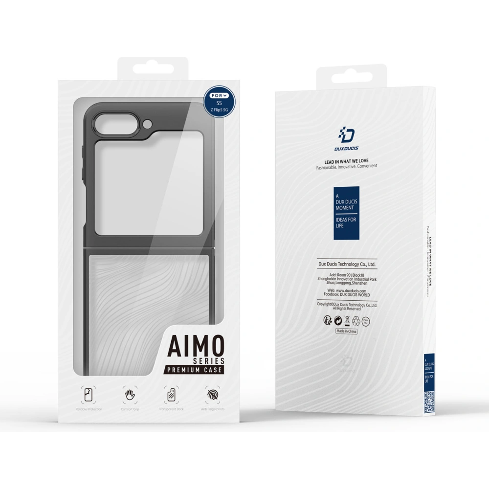 Hurtownia GSM - Dux Ducis Aimo Mag MagSafe Etui für Samsung Galaxy Z Flip 5 schwarz - DDS1779 - {ean13} - Hurt