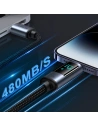 Hurtownia GSM - Kabel Joyroom S-AL012A16 Lightning/USB-A 2.4A 1.2m LED displej černý - JYR750 - {ean13} - Hurt