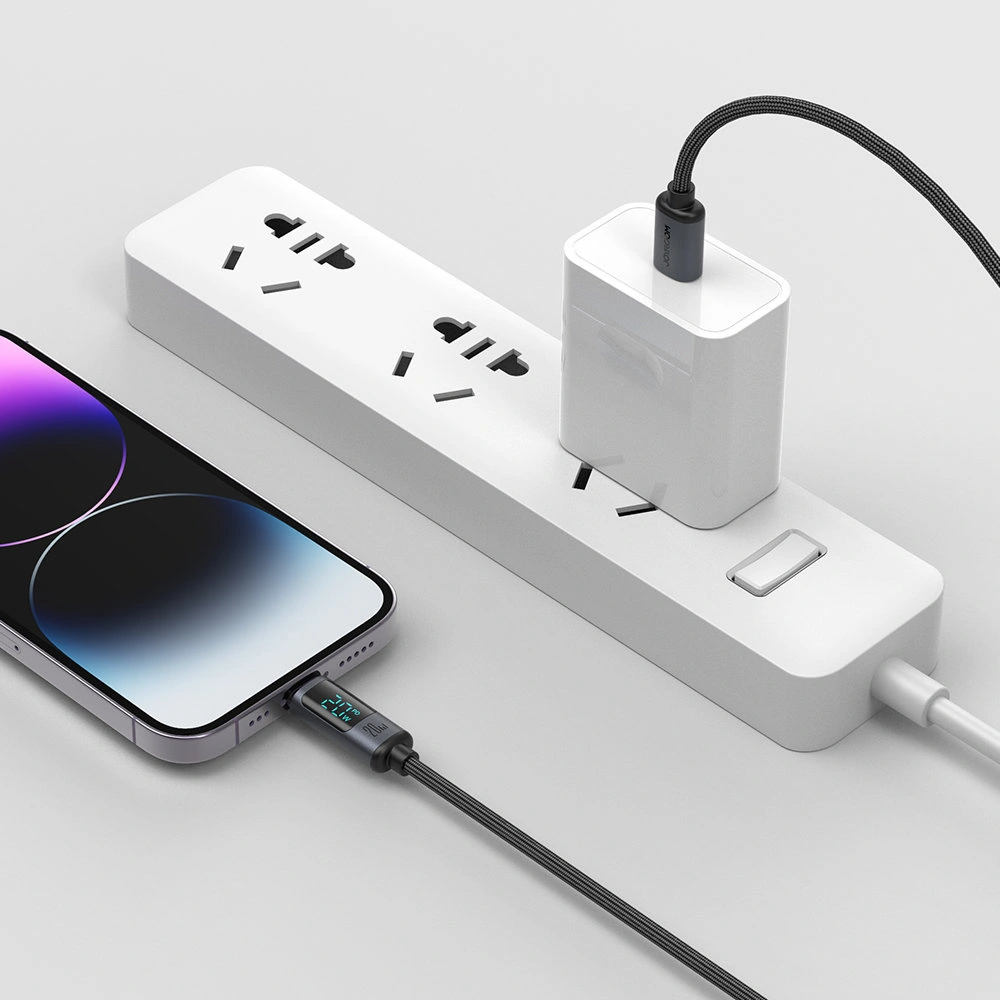 Hurtownia GSM - Kabel Joyroom S-CL020A16 Lightning/USB-C 20W 1.2m LED-Display schwarz - JYR751 - {ean13} - Hurt