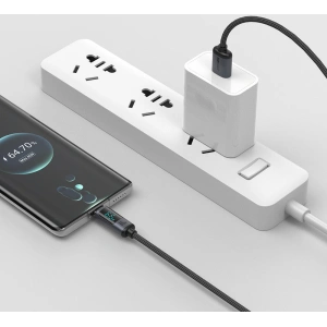 Hurtownia GSM - Kabel Joyroom S-AC066A16 USB-C/USB-A 66W 1.2m LED display czarny - JYR752 - {ean13} - Hurt