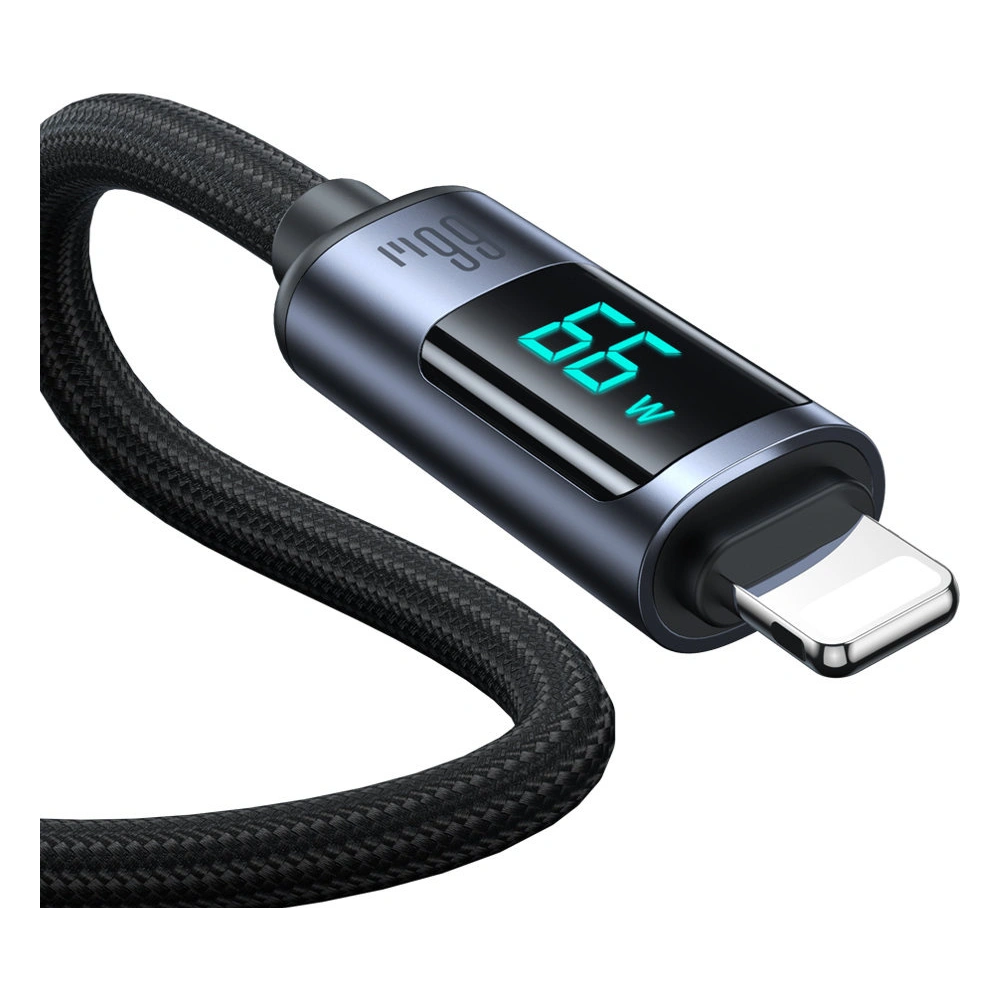 Wholesale Joyroom S-AC066A16 USB-C/USB-A Cable 66W 1.2m LED display black - JYR752 - {ean13} - Hurt