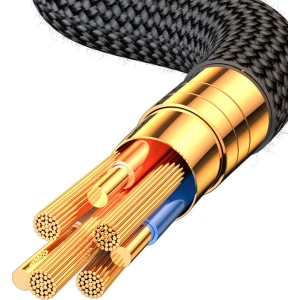 Kabel Joyroom S-AC066A16 USB-C/USB-A 66W 1.2m LED-Anzeige schwarz