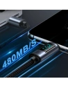 Hurtownia GSM - Cablul Joyroom S-CC100A16 USB-C/USB-C 100W 1.2m cu afișaj LED negru - JYR753 - {ean13} - Hurt