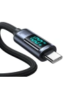Hurtownia GSM - Kabel Joyroom S-CC100A16 USB-C/USB-C 100W 1.2m LED display czarny - JYR753 - {ean13} - Hurt