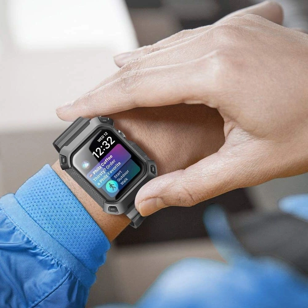 Hurtownia GSM - Etui Supcase Unicorn Beetle Pro Apple Watch 4/5/6/7/8/9/SE 44/45mm černé - SPC019BLK - {ean13} - Hurt