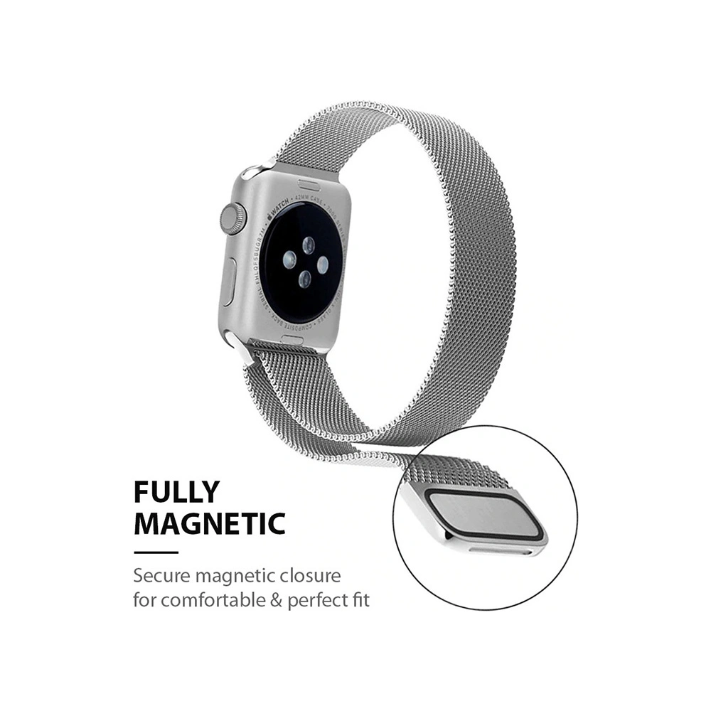 Hurtownia GSM - Karkötő szíj Crong Milano Steel Apple Watch 38/40/41/42 mm (sáfrányos) - CRG605 - {ean13} - Hurt
