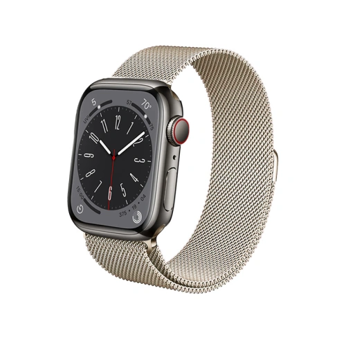 Pasek bransoleta Crong Milano Steel Apple Watch 38/40/41/42 mm (szampański)