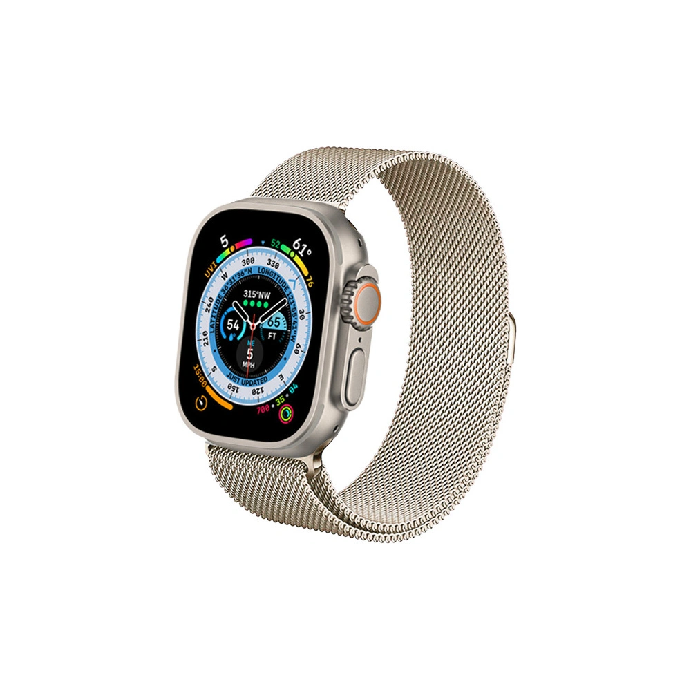 Hurtownia GSM - Karkötő szíj Crong Milano Steel Apple Watch 38/40/41/42 mm (sáfrányos) - CRG605 - {ean13} - Hurt