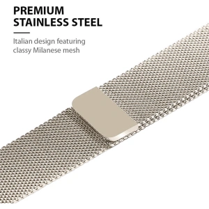 Hurtownia GSM - Pasek bransoletă Crong Milano Steel Apple Watch 38/40/41/42 mm (șampanie) - CRG605 - {ean13} - Hurt