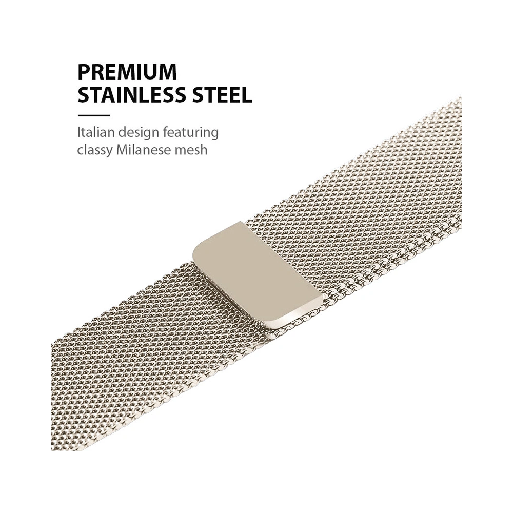 Hurtownia GSM - Karkötő szíj Crong Milano Steel Apple Watch 38/40/41/42 mm (sáfrányos) - CRG605 - {ean13} - Hurt