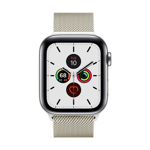 Pasek bransoleta Crong Milano Steel Apple Watch 38/40/41/42 mm (szampański)