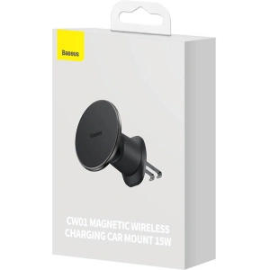 Hurtownia GSM - Suport auto cu încărcător wireless Baseus CW01 pentru telefon (negru) - BSU4386 - {ean13} - Hurt