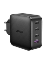 Hurtownia GSM - UGREEN CD224 hálózati töltő, 3x USB-C, 1x USB, Power Delivery 3.0, GaN, 65W (fekete) - UGR1650 - {ean13} - Hurt