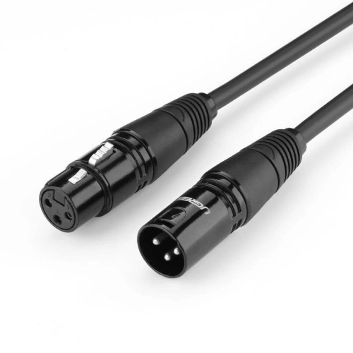 Kabel audio UGREEN AV130 XLR/XLR 1m (czarny)