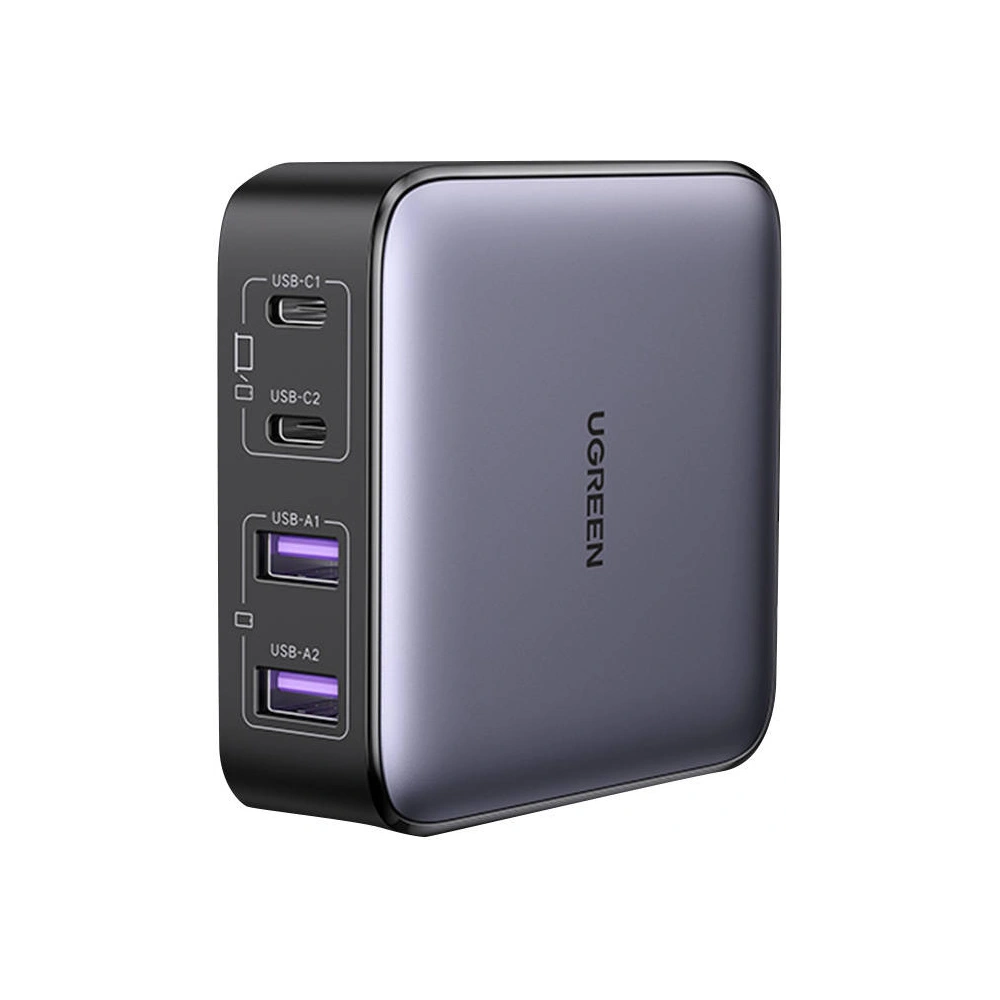 Hurtownia GSM - Nabíječka UGREEN CD327 Nexode, 2x USB-C, 2x USB-A, GaN, 65W (šedá) - UGR1656 - {ean13} - Hurt