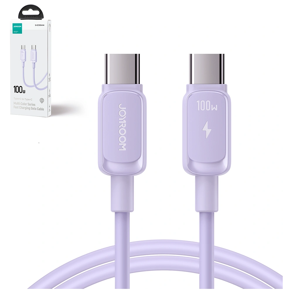 Hurtownia GSM - Kabel Joyroom S-CC100A14 USB-C/USB-C 100W 1,2 m violet - JYR757 - {ean13} - Hurt