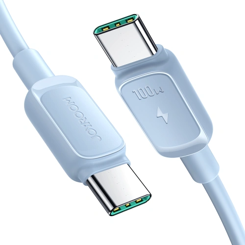 Kabel Joyroom S-CC100A14 USB-C/USB-C 100W 1,2 m niebieski