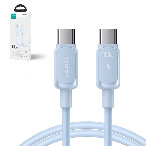 Kabel Joyroom S-CC100A14 USB-C/USB-C 100W 1,2 m niebieski