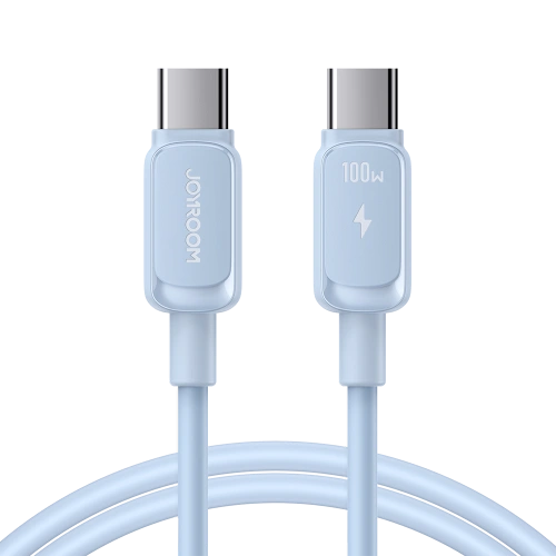 Kabel Joyroom S-CC100A14 USB-C/USB-C 100W 1,2 m niebieski