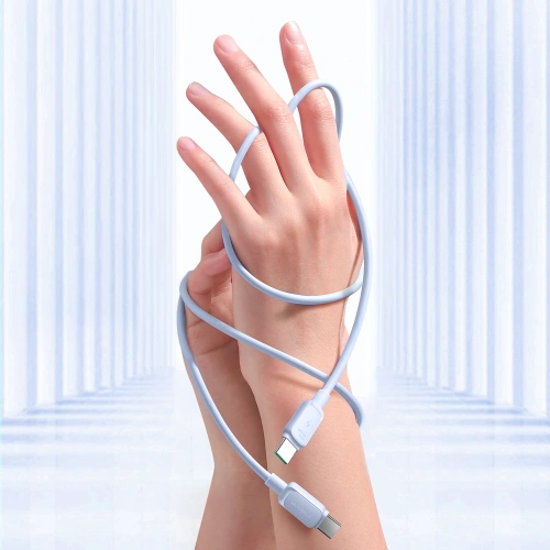 Kabel Joyroom S-CC100A14 USB-C/USB-C 100W 1,2 m niebieski