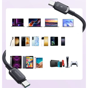 Kabel Joyroom S-CC100A14 USB-C/USB-C 100W 1,2 m czarny